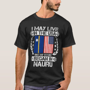Camiseta Eu Posso Viver Nos Estados Unidos Mas Minha Histór