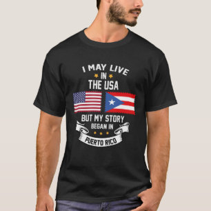 Camiseta Eu Posso Viver Nos Estados Unidos Mas Minha Histór