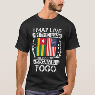Camiseta Eu Posso Viver Nos Estados Unidos Mas Minha Histór