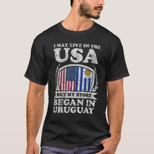Camiseta Eu Posso Viver Nos Estados Unidos Mas Minha Histór