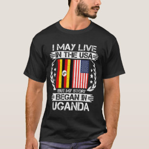 Camiseta Eu Posso Viver Nos Estados Unidos Mas Minha Histór