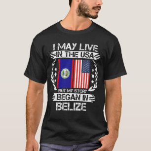 Camiseta Eu Posso Viver Nos Estados Unidos Mas Minha Histór