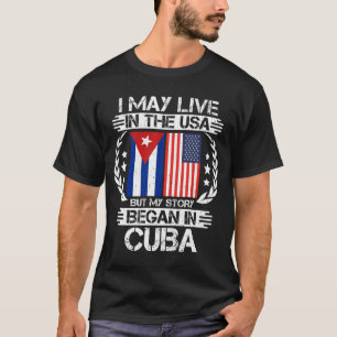 Camiseta Eu Posso Viver Nos Estados Unidos Mas Minha Histór