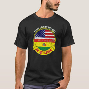 Camiseta Eu Posso Viver Nos Eua Mas Minha História Começou
