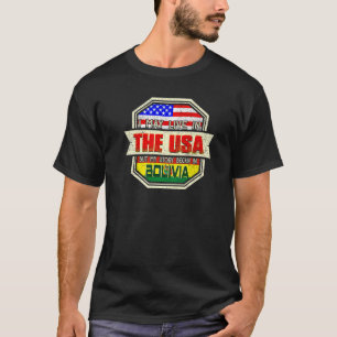 Camiseta Eu Posso Viver Nos Eua Mas Minha História Começou 