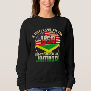 Camiseta Eu Posso Viver Nos Eua Mas Minha História Começou