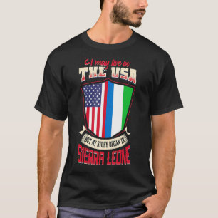 Camiseta Eu Posso Viver Nos Eua Mas Minha História Começou