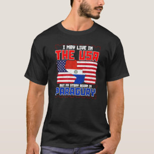 Camiseta Eu Posso Viver Nos Eua Mas Minha História Começou