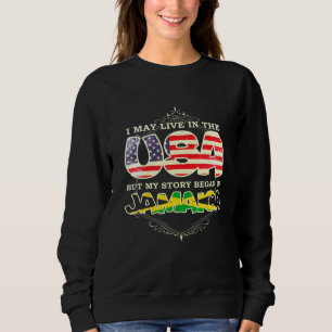 Camiseta Eu Posso Viver Nos Eua Mas Minha História Começou 