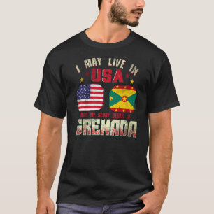 Camiseta Eu Posso Viver Nos Eua Mas Minha História Começou