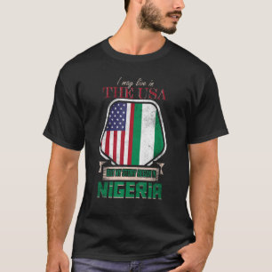 Camiseta Eu Posso Viver Nos Eua Mas Minha História Começou 