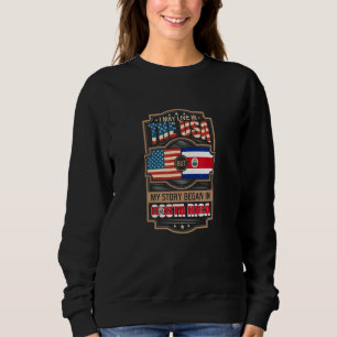 Camiseta Eu Posso Viver Nos Eua Mas Minha História Começou