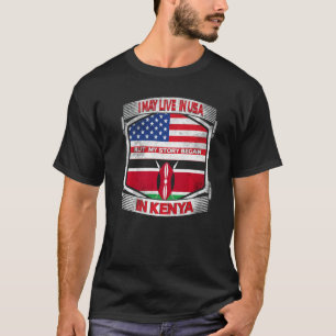 Camiseta Eu Posso Viver Nos Eua Mas Minha História Começou