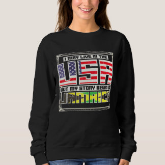 Camiseta Eu Posso Viver Nos EUA Mas Minha História Começou 