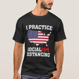 Camiseta Eu pratico socialismo distorcendo antissocialês en