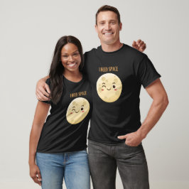 Camiseta eu preciso de espaço,citações de humor lua engraça
