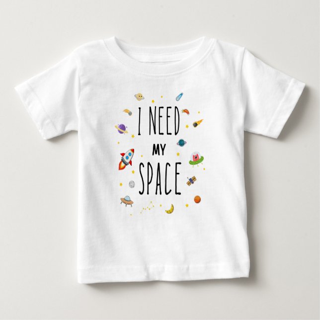 Camiseta Eu preciso de espaço, espaço bonito (Frente)