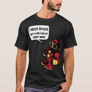 Camiseta Eu Preciso De Espaço Não De Um Grande Ventilador D