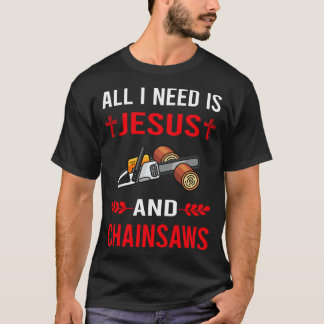 Camiseta Eu Preciso De Jesus E Arborista Lumberjack Trabalh