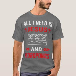 Camiseta Eu Preciso De Jesus E Hidropônica