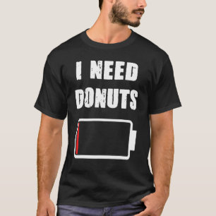 Camiseta Eu preciso de Rosquinha Rosquinha e fãs de pastel
