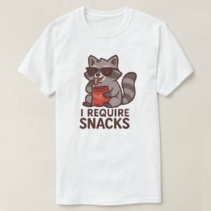 CAMISETA EU PRECISO DE SNACKS