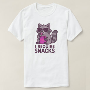 CAMISETA EU PRECISO DE SNACKS