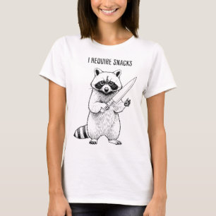 Camiseta Eu Preciso De Snacks De Dia de as Bruxas engraçado