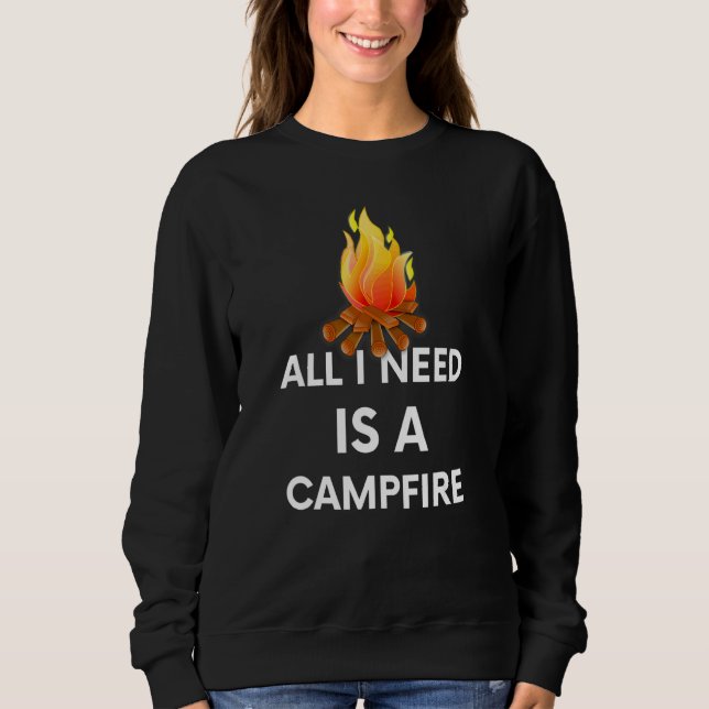 Camiseta Eu Preciso de uma Fogueira Totalmente (Frente)