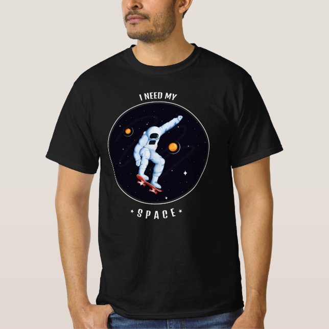Camiseta eu preciso do meu espaço (Frente)