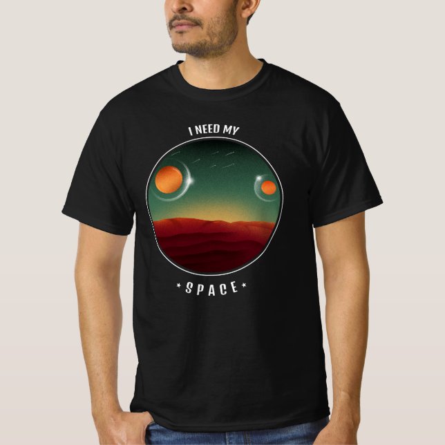 Camiseta eu preciso do meu espaço (Frente)