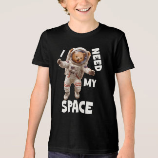 Camiseta Eu Preciso do Meu Espaço, Urso Teddy Fofo