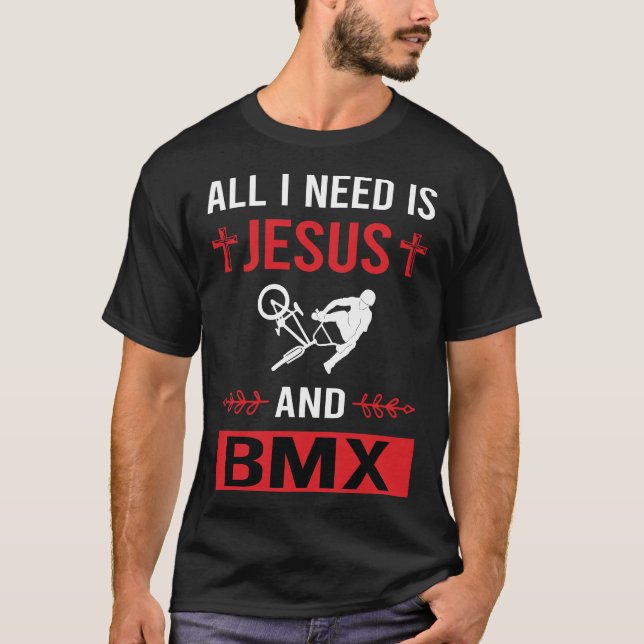 Camiseta Eu Preciso Jesus BMX (Frente)