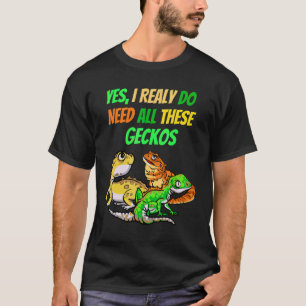 Camiseta Eu Preciso Todos Os Geckos Réptil Dragão Pet Víb