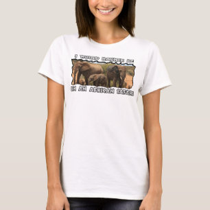 Camiseta Eu Preferencialmente a família africana Safari Ele