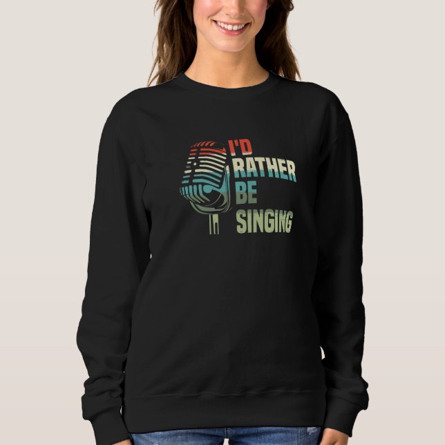 Camiseta Eu Preferencialmente Cantando Karaoke Singer Voice (Frente)