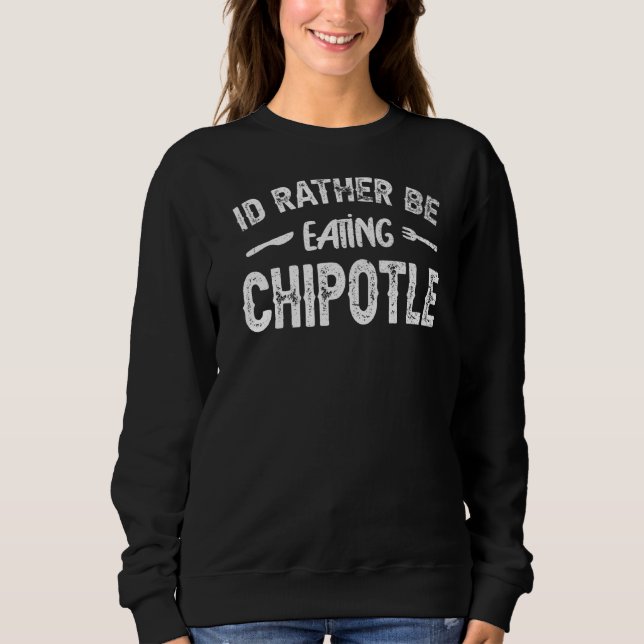Camiseta Eu Preferencialmente Comendo Chipotle No Foo Chili (Frente)