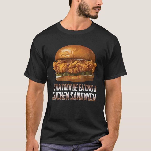 Camiseta Eu Preferencialmente Comendo Um Sanduíche De Frang (Frente)