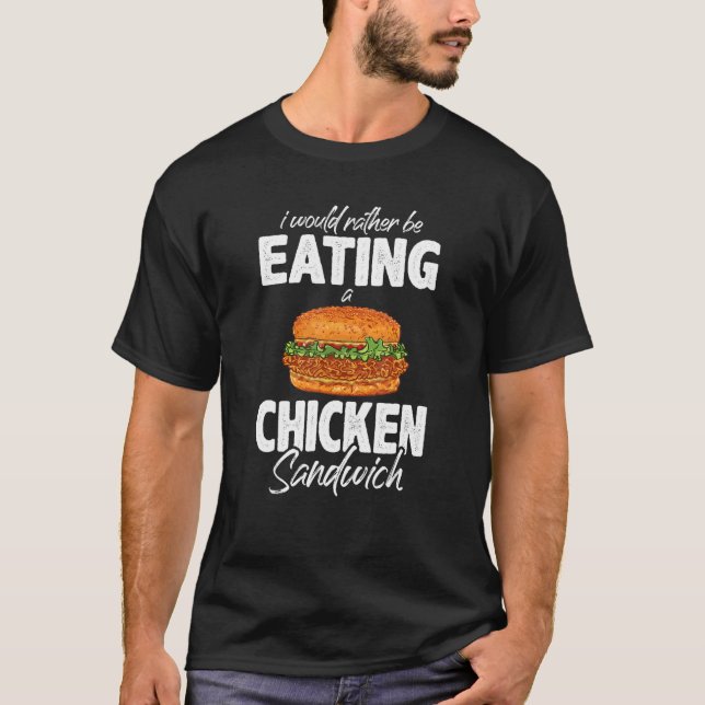 Camiseta Eu Preferencialmente Comendo Um Sanduíche De Frang (Frente)