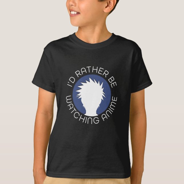 Camiseta Eu Preferencialmente De Assistir Anime (Frente)
