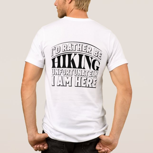 Camiseta Eu Preferencialmente De Caminhar (Verso)