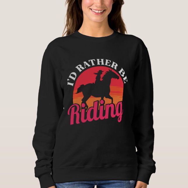 Camiseta Eu Preferencialmente De Cavalo Andando Cavalos Cav (Frente)