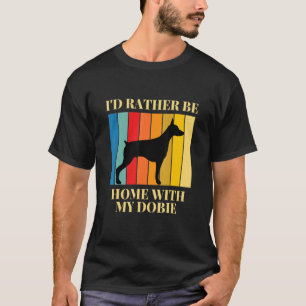 Camiseta Eu Preferencialmente De Estar Em Casa Com Meu Cach