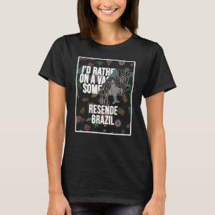 Camiseta Eu Preferencialmente De Férias Em Algum Lugar Em R
