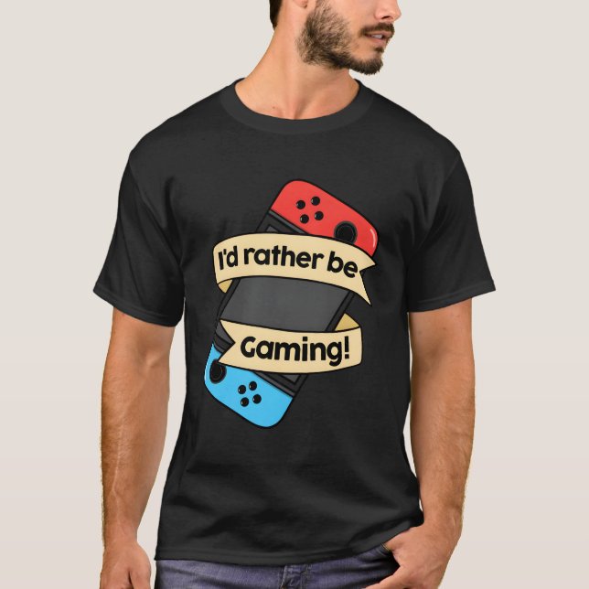 Camiseta Eu Preferencialmente De Jogar (Frente)