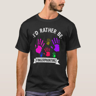 Camiseta Eu Preferencialmente de ser pintura digital