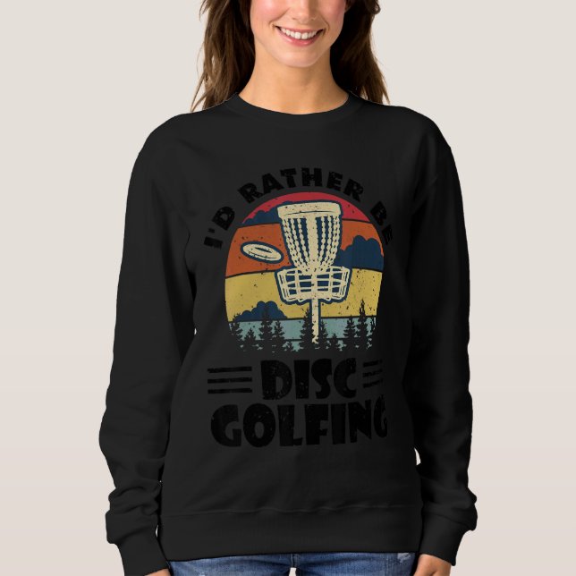 Camiseta Eu Preferencialmente Disco Golfe Disco Golf Frisbe (Frente)