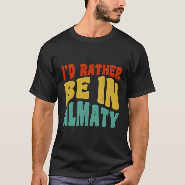 Camiseta Eu Preferencialmente Em Almaty (Frente)