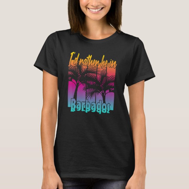 Camiseta Eu Preferencialmente em Barbados (Frente)
