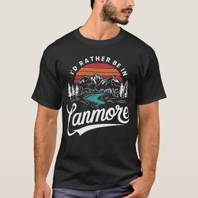 Camiseta Eu Preferencialmente Em Canmore. Alberta (Frente)